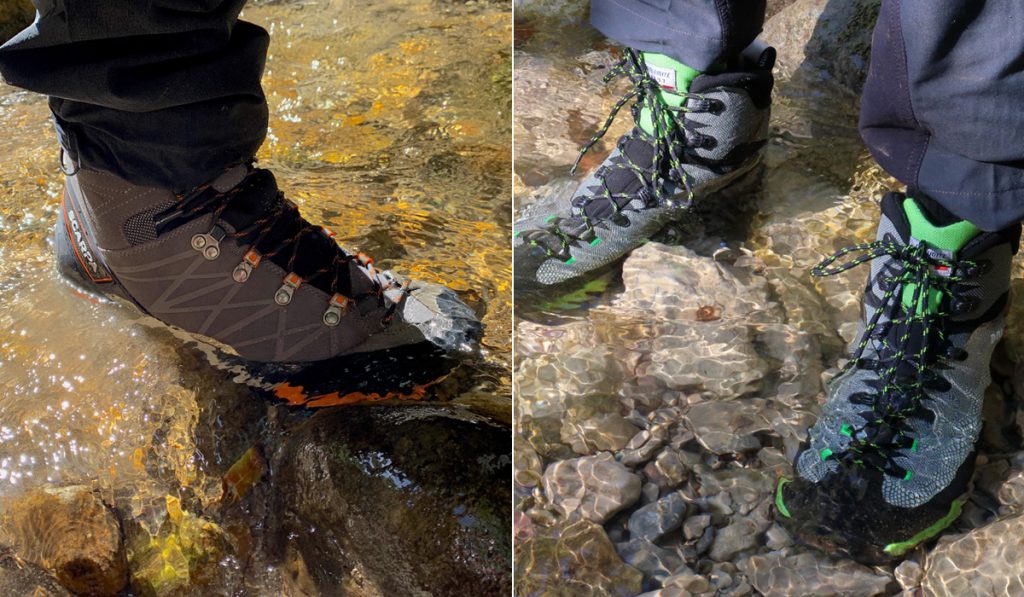 Scarpe da montagna impermeabili: HDry e Gore-Tex