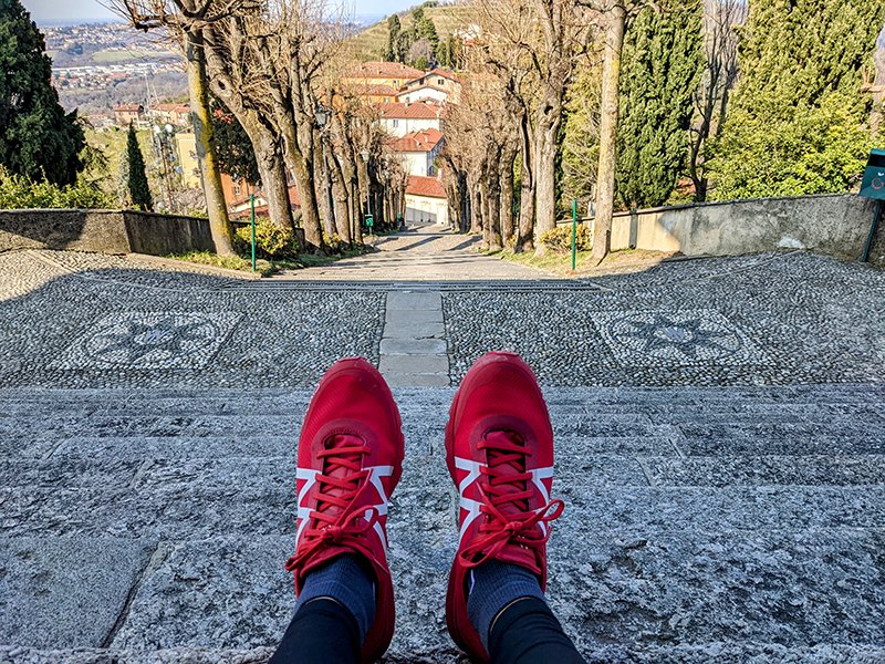 test delle scarpe da trail
