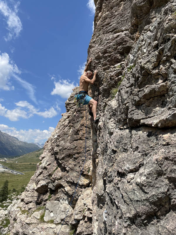 arrampicata in falesia con maxim