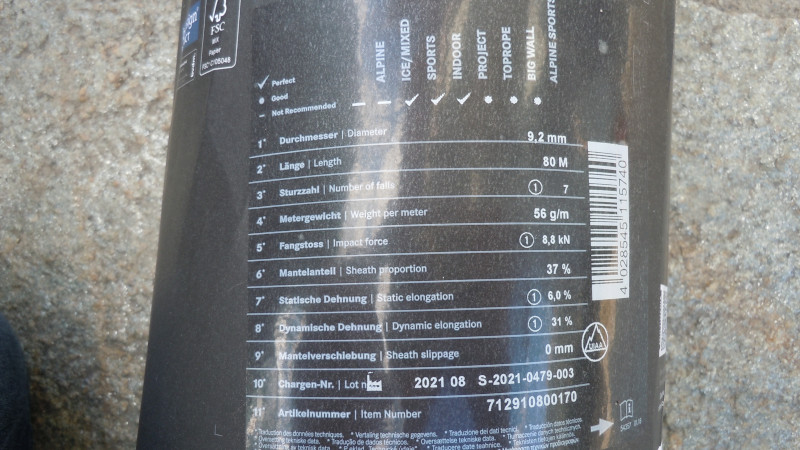 recensione corda edelrid
