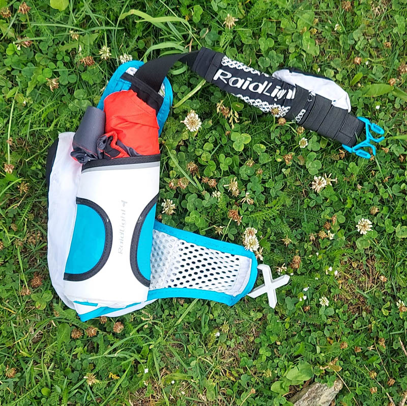 ingombro giacca da trail running