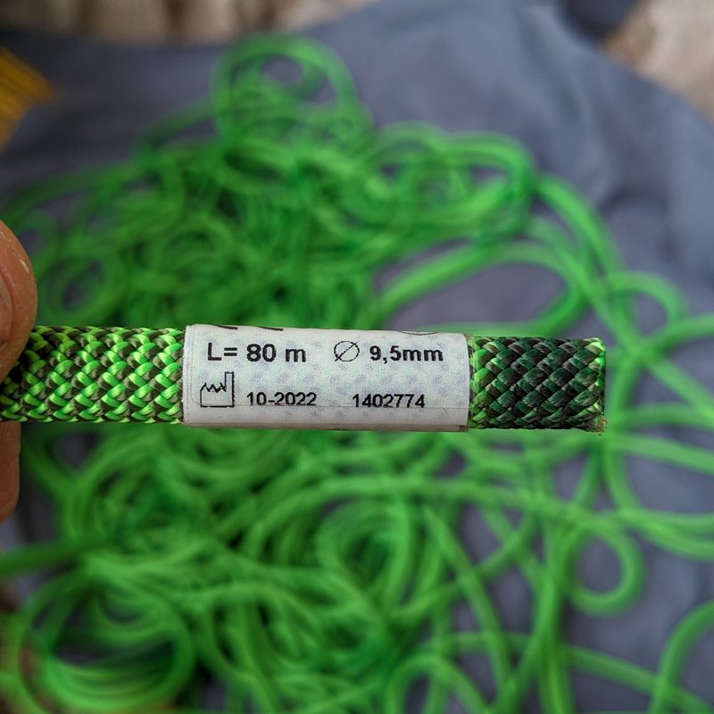 Corda arrampicata 80 metri