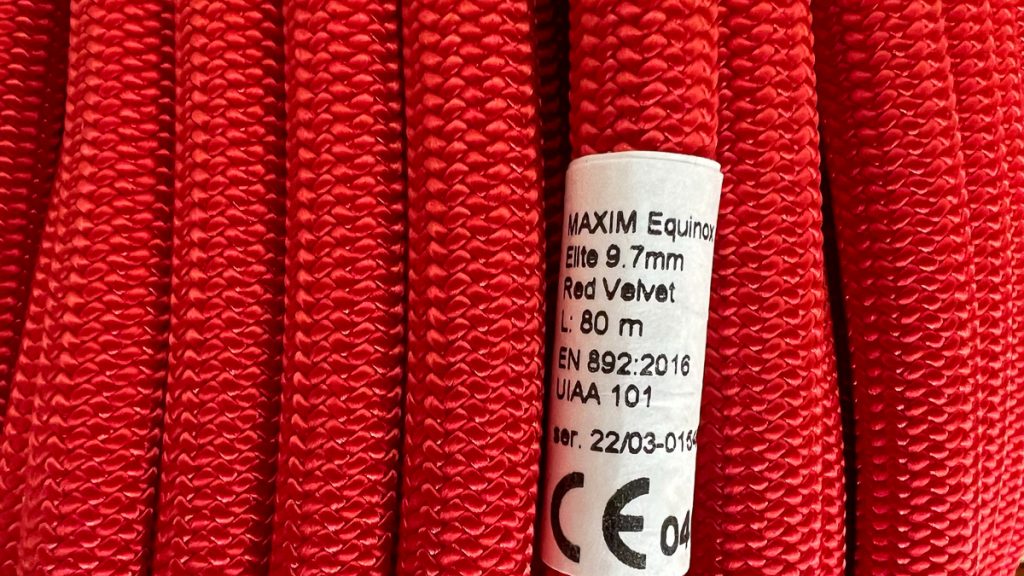 Test corda da arrampicata Maxim Equinox Elite