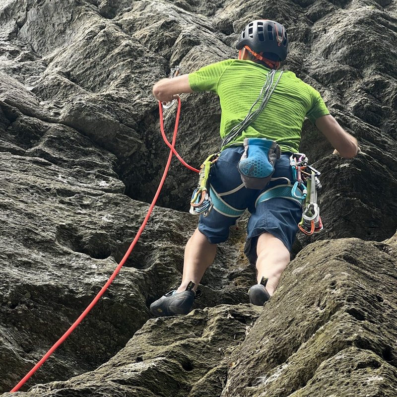 Corda arrampicata sportiva falesia