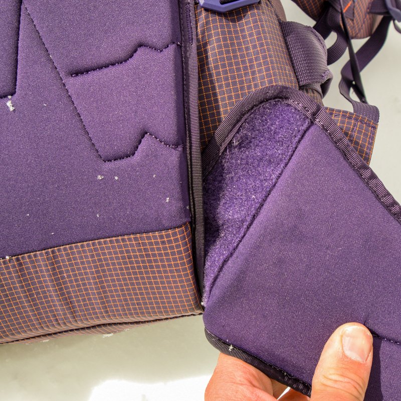 Zaino con fascia lombare rimovibile
