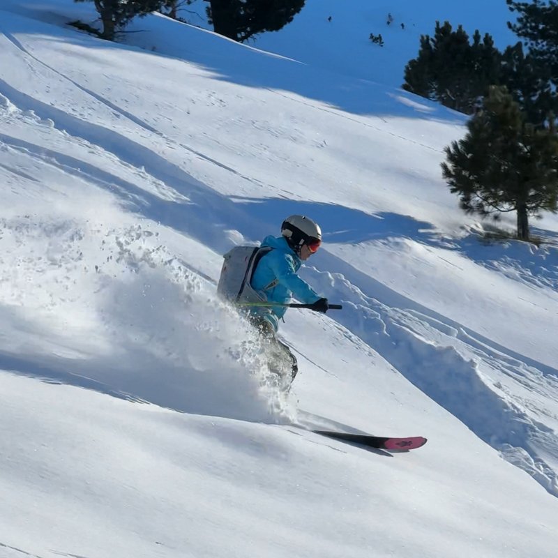 test neve polverosa