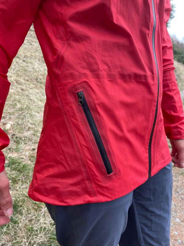 pocket of the la sportiva ethereal pro