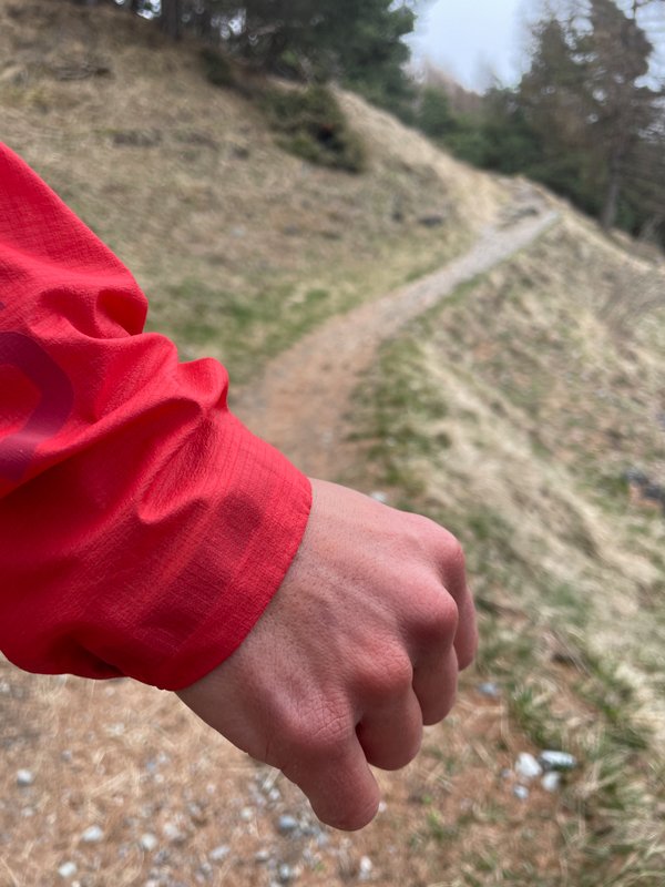 jacket's cuff