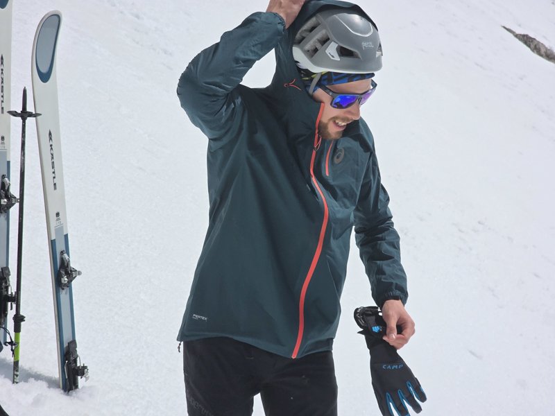 test skimo asics fujitrail elite