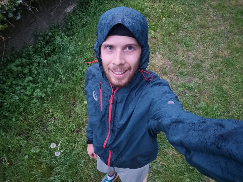 test asics shell under the rain